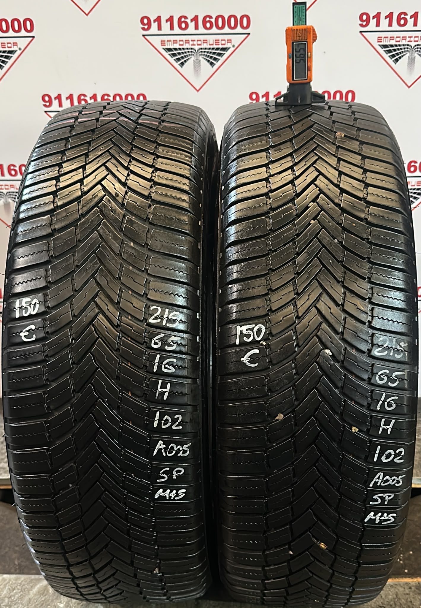 BRIDGESTONE WEATHER CONTROL USADO M+S 215/65 R16 102 H